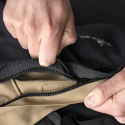 Concealed Zipper Detail